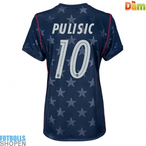 Billiga Förenta stater Christian Pulisic #10 Bortatröja Dam VM 2026 Kortärmad